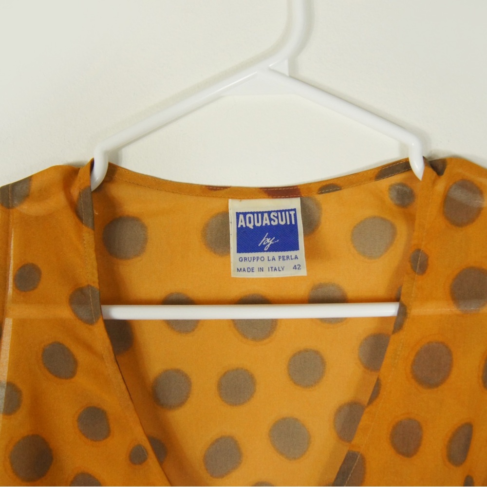 Vintage Aquasuit by La Perla Animal Print Sleeveless Cover Maxi Dress - Picture 7 of 7